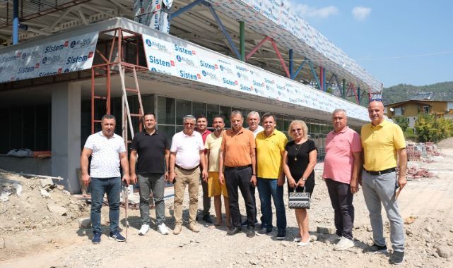 Kemer Göynük Kapalı Pazar Yerinde Sona Yaklaşıldı