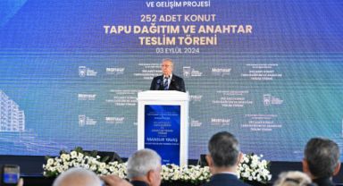 Ankara Mamak’ta Büyük Gün: 252 Konut İçin Tapu Dağıtım ve Anahtar Teslim Töreni Gerçekleşti