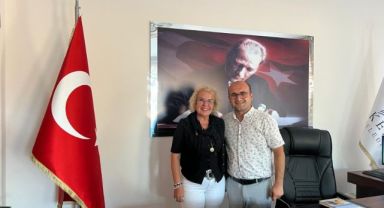 Kemer Belediye Başkan Vekili Sema Özdemir’den Çamyuva Mahalle Sorumlusu Uğur Keskin’e Destek Ziyareti