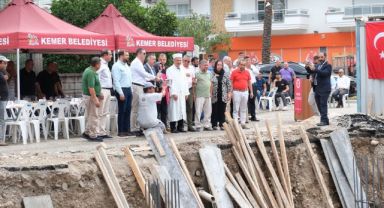 Kubbeli Cami’nin Temeli Atıldı: Kemer’de Yeni Bir İbadet Alanı