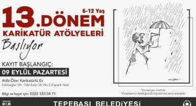 Tepebaşı'nda 13. Dönem Karikatür Atölyeleri İçin Kayıtlar Başlıyor