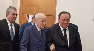 Devlet Bahçeli ve Alaattin Çakıcı'nın görüşmesi