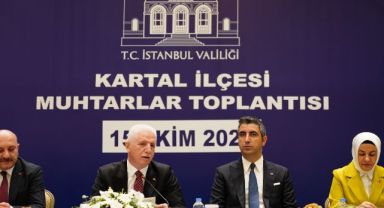 İstanbul Valisi Davut Gül ve Başkan Gökhan Yüksel, Kartal Muhtarları ile Buluştu