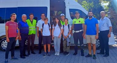 Kemer'de Öğrenci Servislerine Sıkı Denetim