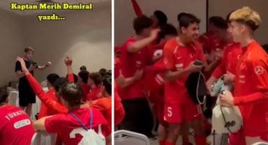 Merih Demiral'dan U16 Milli Takım'a Özel Jest: Telefon Hediye Etti