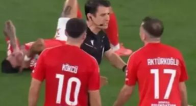 Şampiyonlar Ligi'nde İptal Edilen Gol Üzerine Kerem Aktürkoğlu'nun Hakemle Tartışması