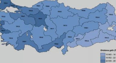 Türkiye'de Gelir Dağılımı: En Yüksek ve En Düşük İller Belirlendi
