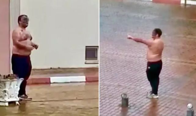 Bartın'da Yarı Çıplak Eylem! İş Sözü Alındığını İddia Eden Şahıs Belediye Önünde Protesto Yaptı