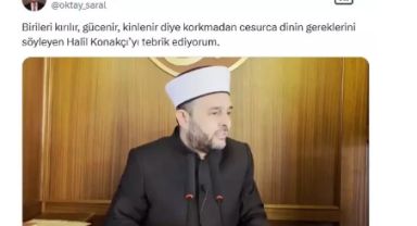Cumhurbaşkanı Başdanışmanı Oktay Saral'dan Halil Konakçı'ya Destek: 