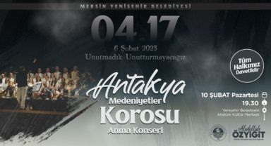 Yenişehir Belediyesi'nden Depremlerde Hayatını Kaybedenler İçin Anma Konseri