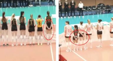 İlkin Aydın'ın Ardından 3 Voleybolcu Daha Polis Pankartını Tutmadı