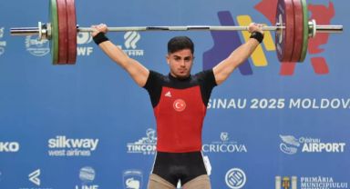 Milli Halterci Kaan Kahriman Avrupa Şampiyonu Oldu