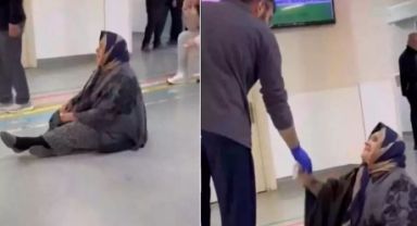 Yaşlı Kadın, Hastanede Randevu Verilmesine Tepki Gösterdi: 