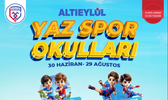 Altıeylül’de Çocuklar Bu Yaz Sporla Buluşacak
