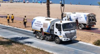 Davutlar ve Güzelçamlı’da Aydın Büyükşehir Belediyesi’nden Yoğun Temizlik ve Çevre Düzenlemesi