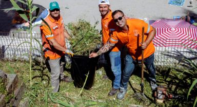 Kuşadası Kadınlar Denizi Sahilinde Peyzaj ve Çevre Düzenleme Çalışmaları Başladı