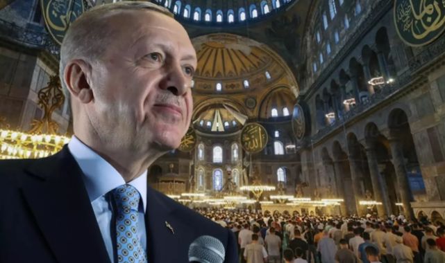 Cumhurbaşkanı Erdoğan’dan Ayasofya’nın İbadete Açılışının 5. Yılında Mesaj: “Ayasofya Ebediyen Özgür Kalacak”