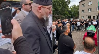 Firari Zekeriya Öz, Muhammed Yakut'un Almanya'daki Cenazesinde Ortaya Çıktı