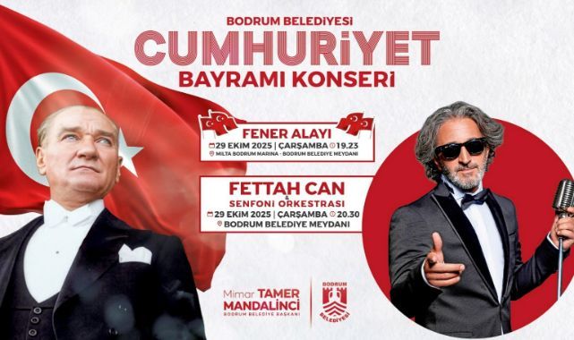 Bodrum’da Cumhuriyetin 102. Yılı Coşkuyla Kutlanacak