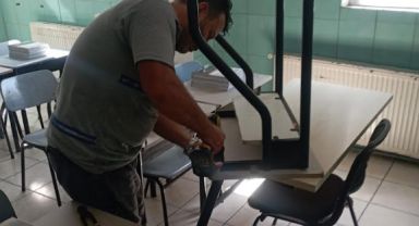 Bodrum Belediyesi, Okullardaki Bakım ve Onarım Çalışmalarını Sürdürüyor