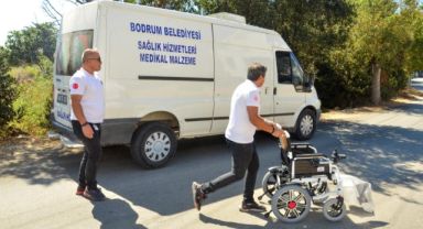 Bodrum Belediyesinden Akülü Sandalye, Bakım ve Onarım Desteği