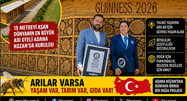 Anavarza Bal Dünyanın En Büyük Arı Oteli ile Guinness Dünya Rekoru'nun Sahibi Oldu